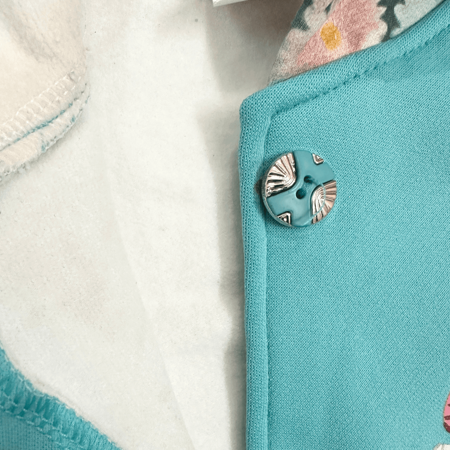 Baby Girl Flower Design Warm Suit (3 piece)