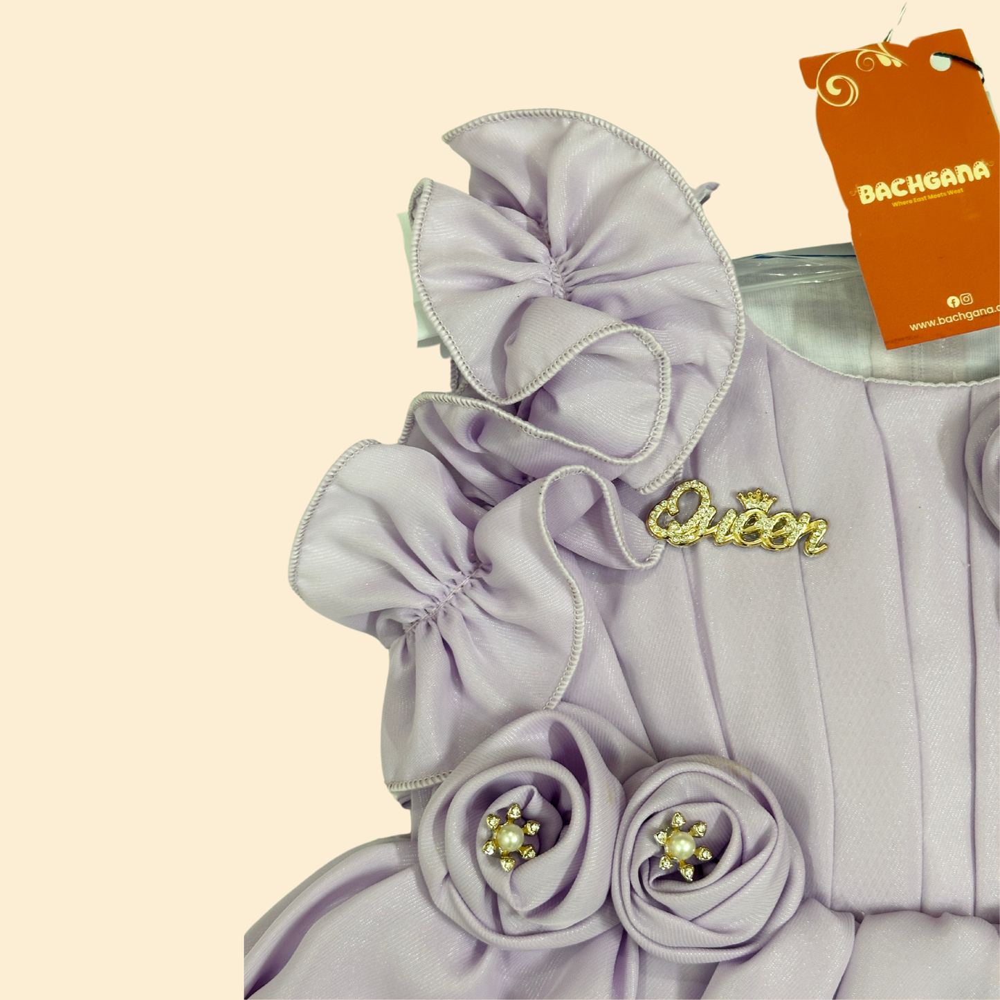 Premium Chinese Fabric Queen Fancy Frock