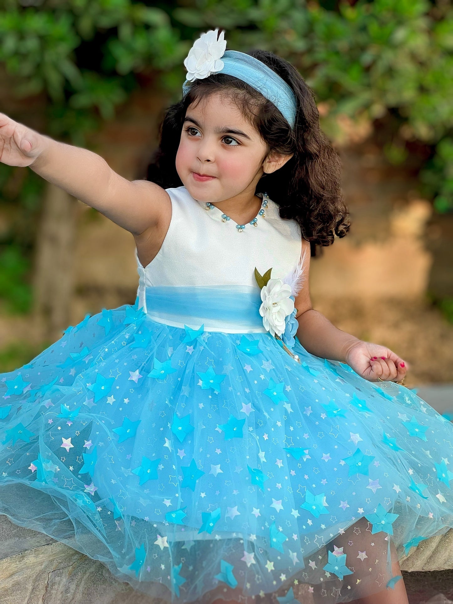Stars and Beads Fancy Frock
