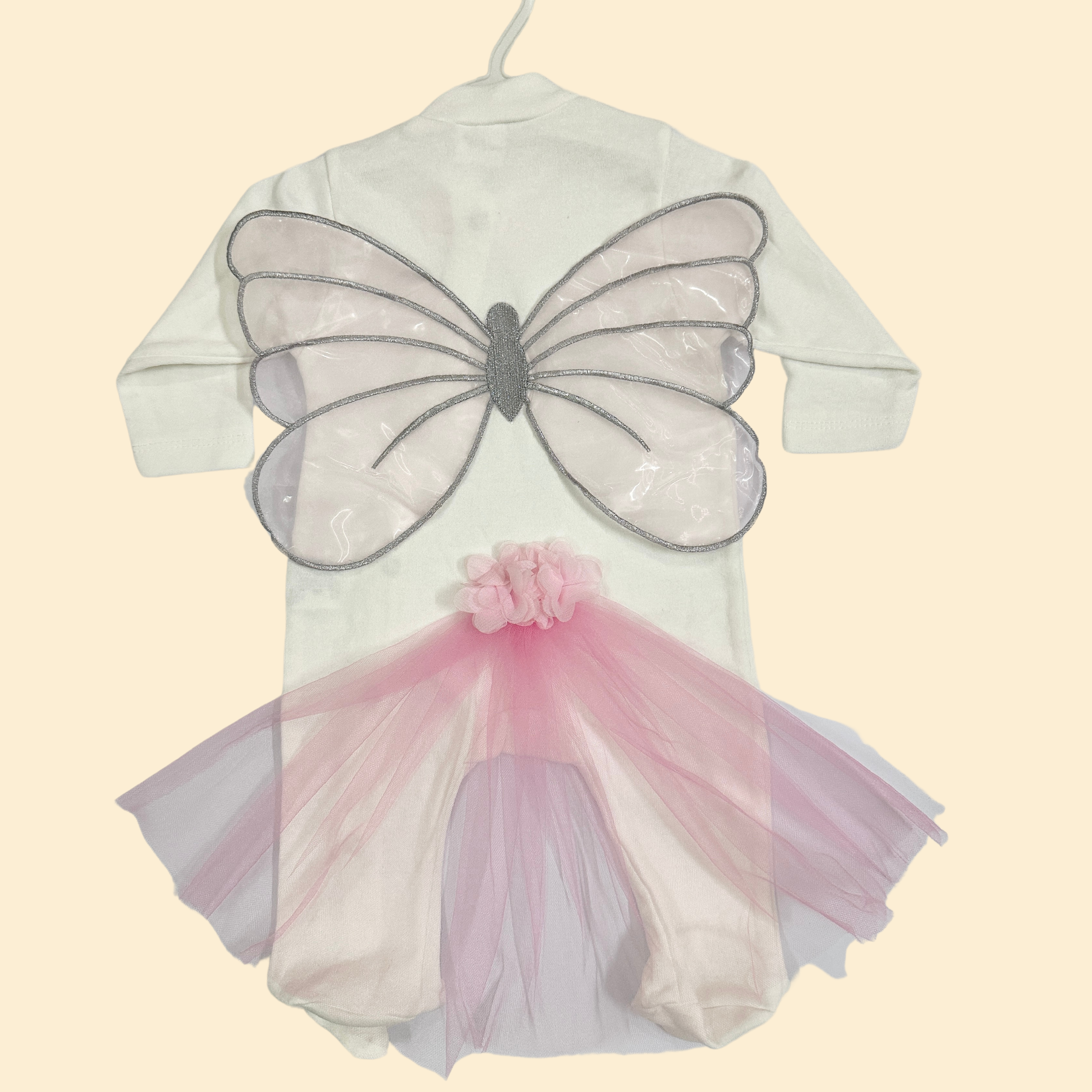 Butterfly Fancy Design Romper Set (3 pcs set)