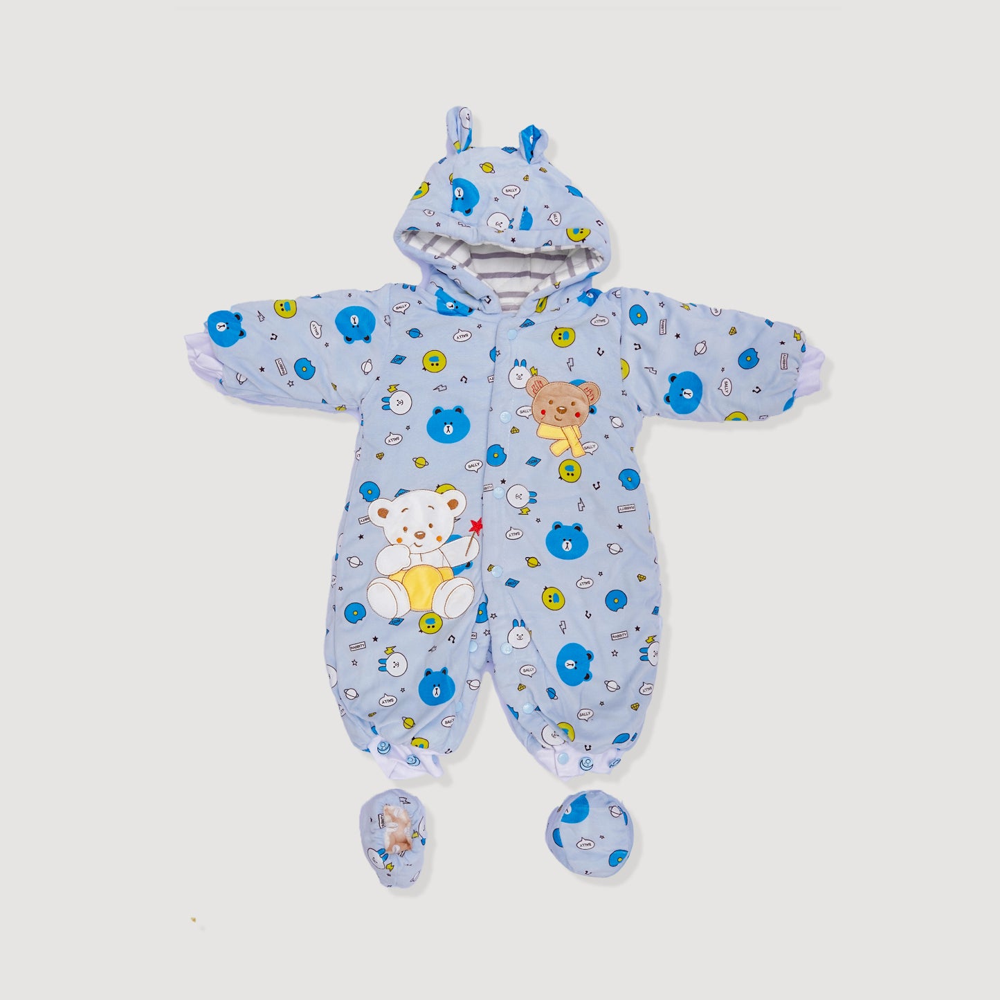 Baby Bear Doodle Design Romper