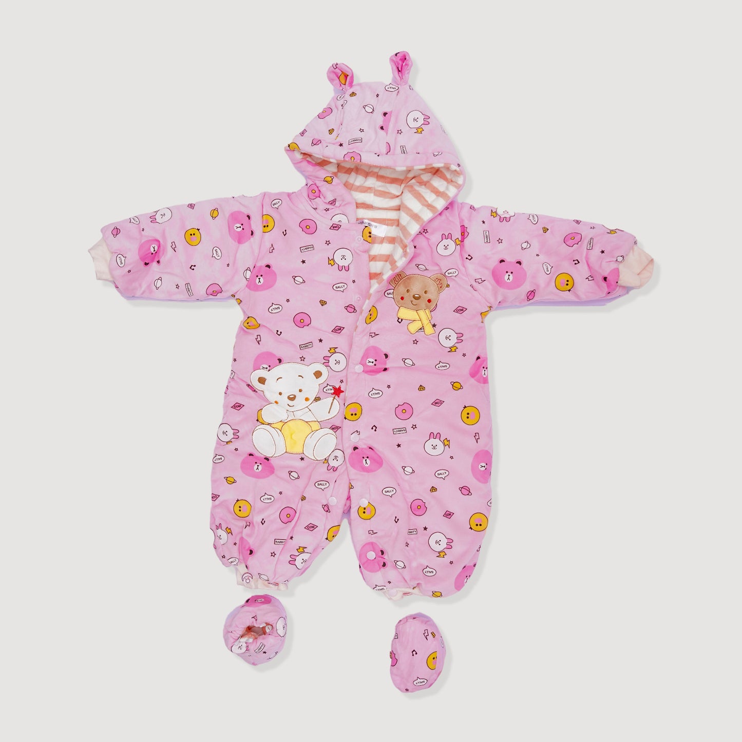 Baby Bear Doodle Design Romper