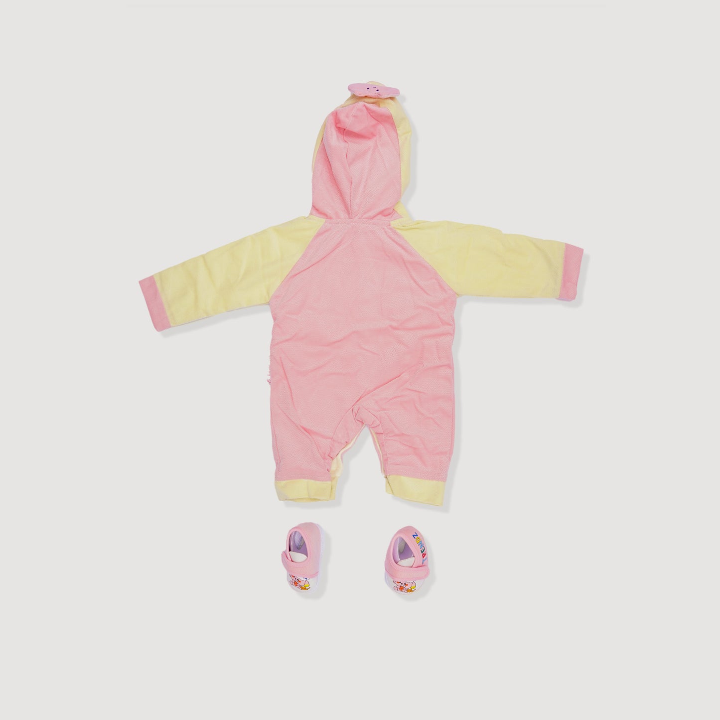 Baby Fleece Romper with booties Design 2