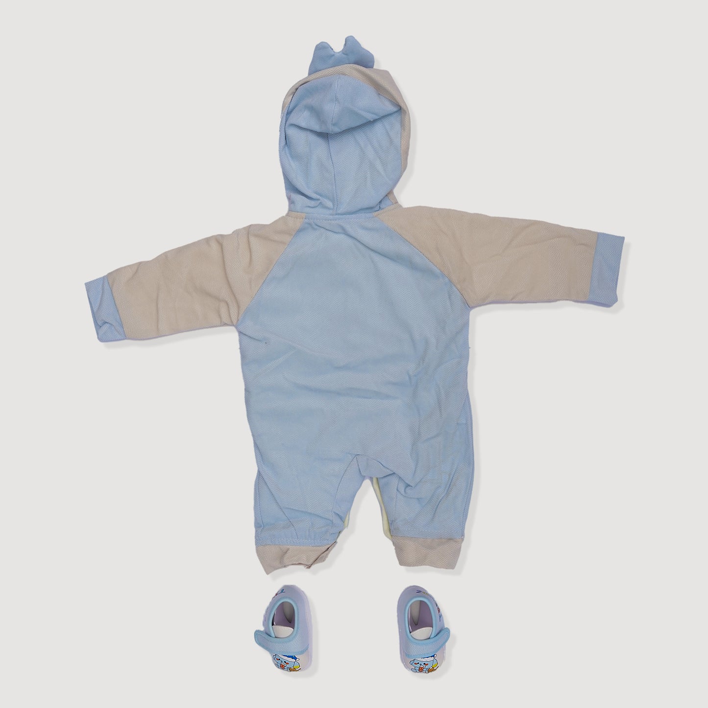 Baby Fleece Romper with booties Design 2