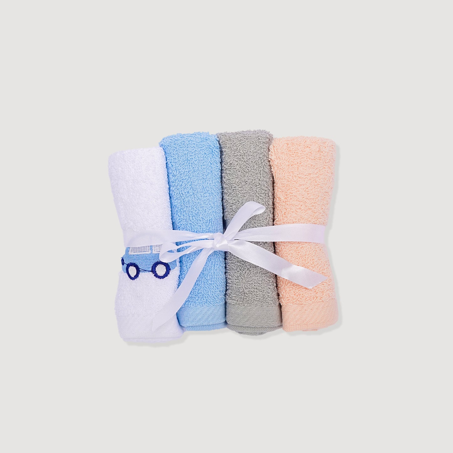 Baby Face Towel Multicolor 4 pcs Set