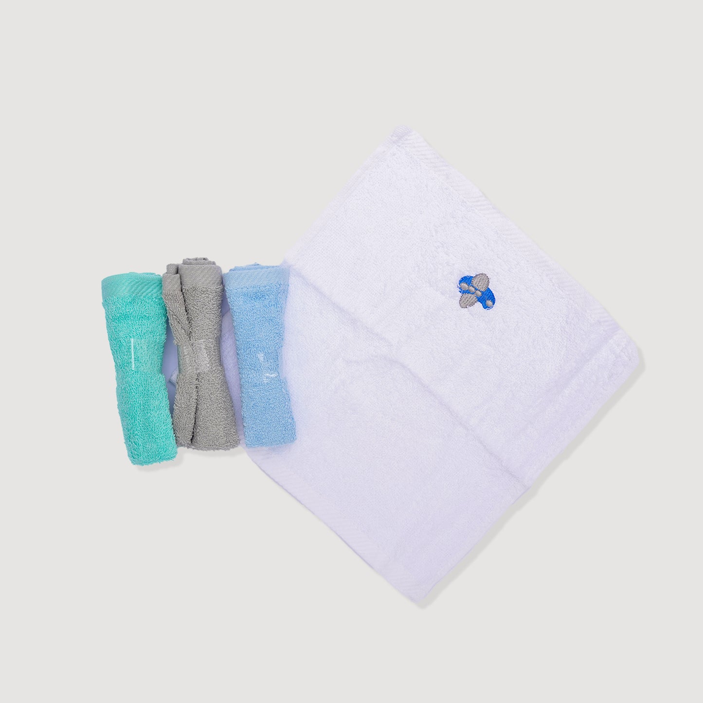 Baby Face Towel Multicolor 4 pcs Set