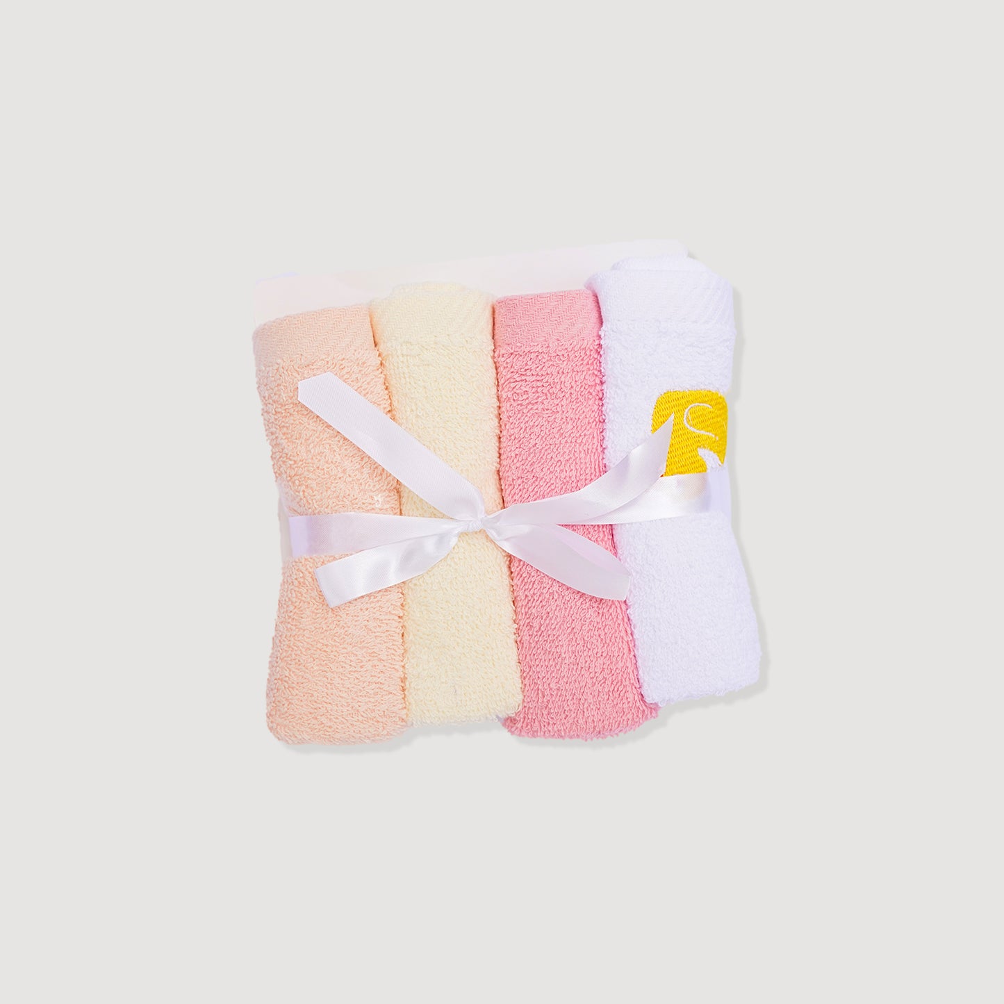 Baby Face Towel Multicolor 4 pcs Set