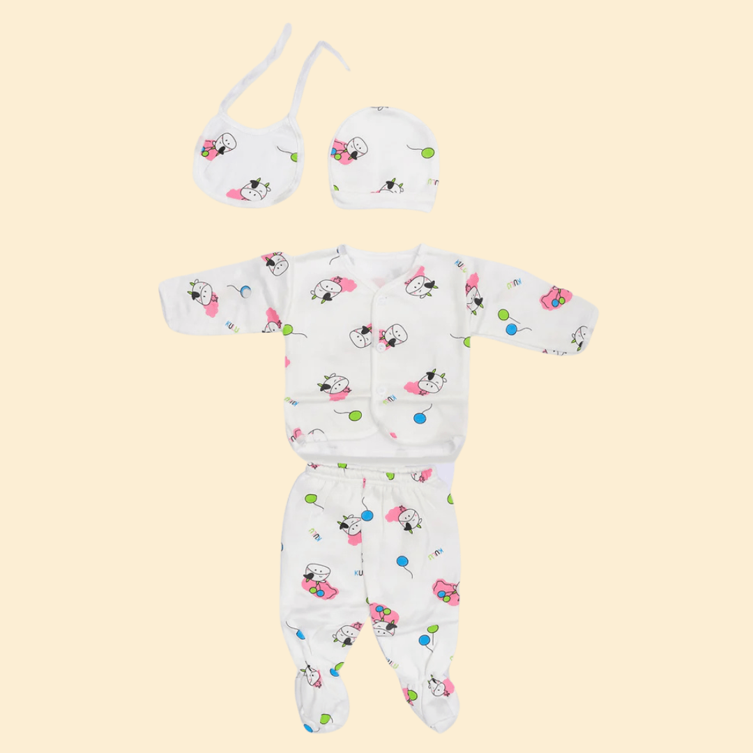 New Born Balloon Design Fleece Starter Set (5 piece set)