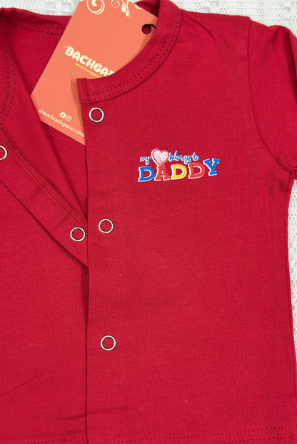 Stars and Daddy Design Shirts and Trouser Suits - 2 piece set (Pack of 2 sets)