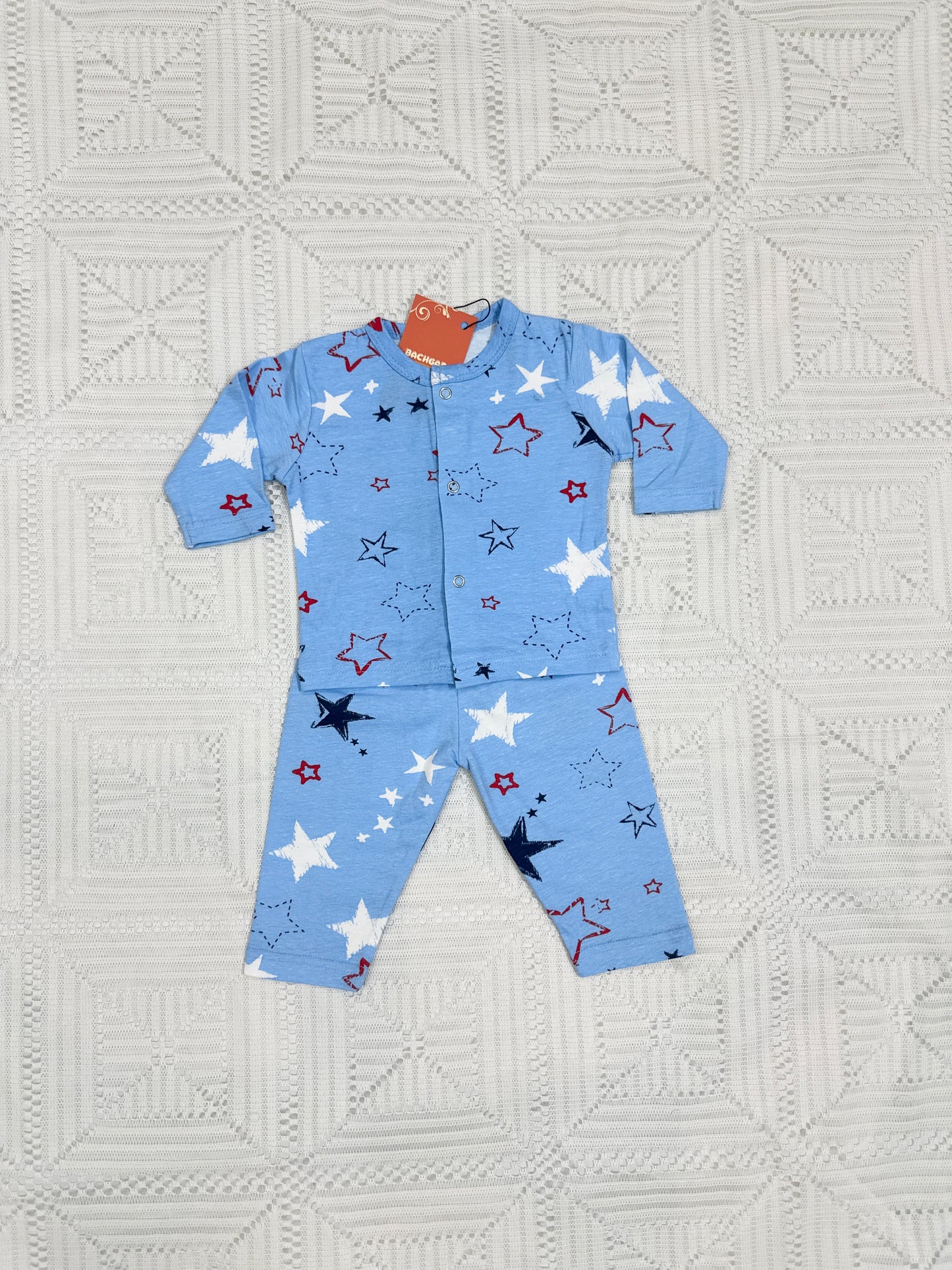 Stars and Daddy Design Shirts and Trouser Suits - 2 piece set (Pack of 2 sets)