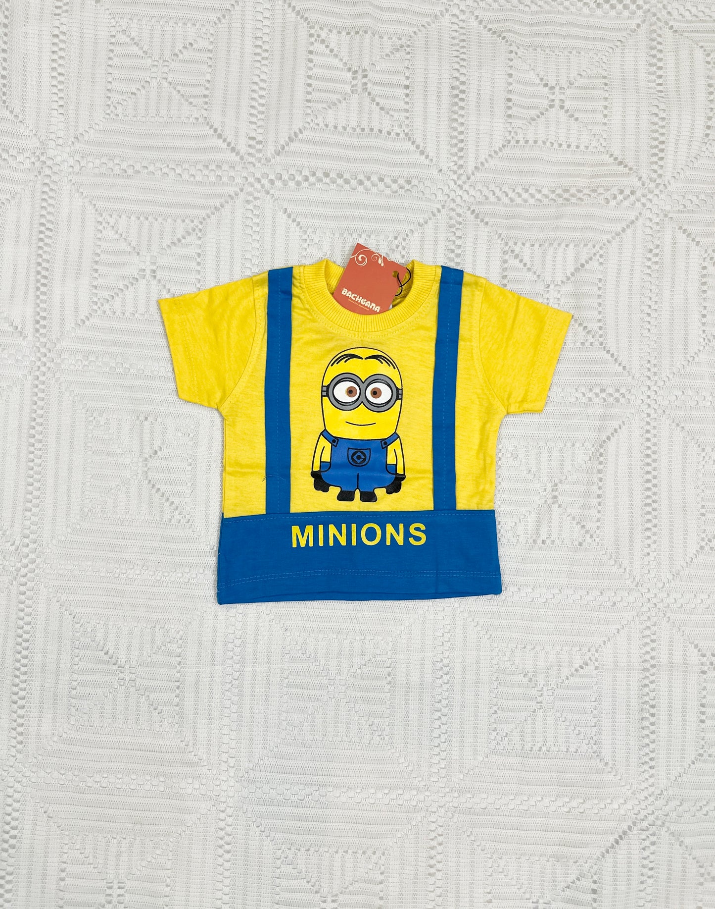 Minions Design T-shirt and Shorts Set (2 piece)