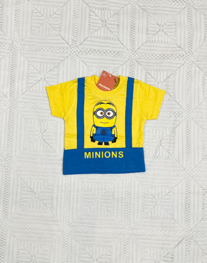 Minions Design T-shirt and Shorts Set (2 piece)