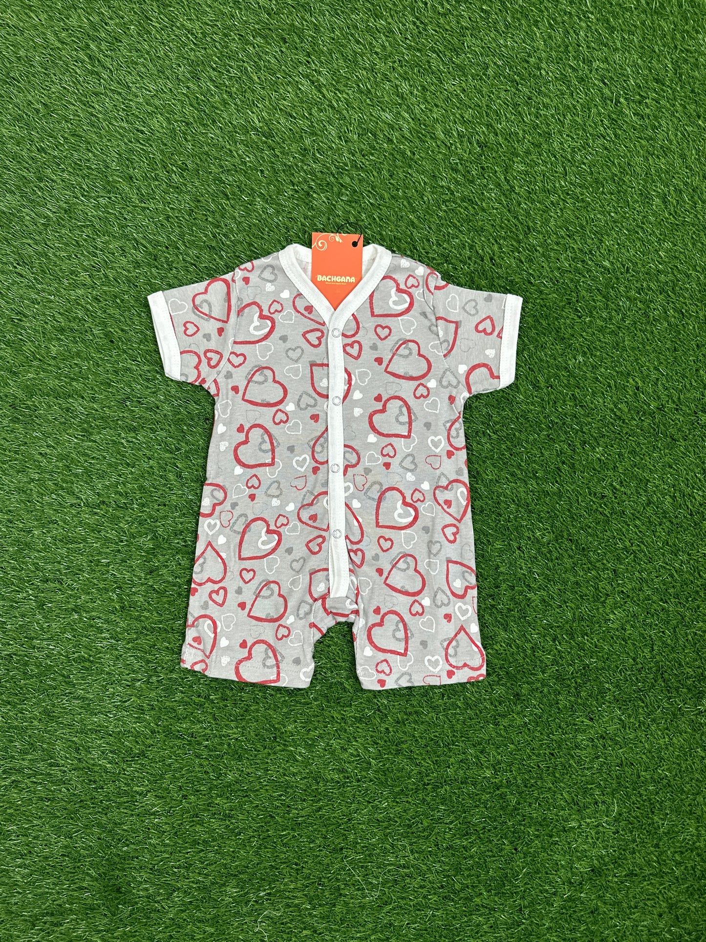 Hearts Sheep Design Halfsleeves Rompers Pack (3 pieces)