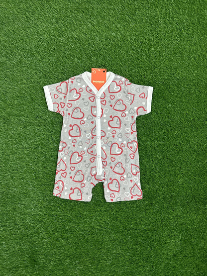 Hearts Sheep Design Halfsleeves Rompers Pack (3 pieces)