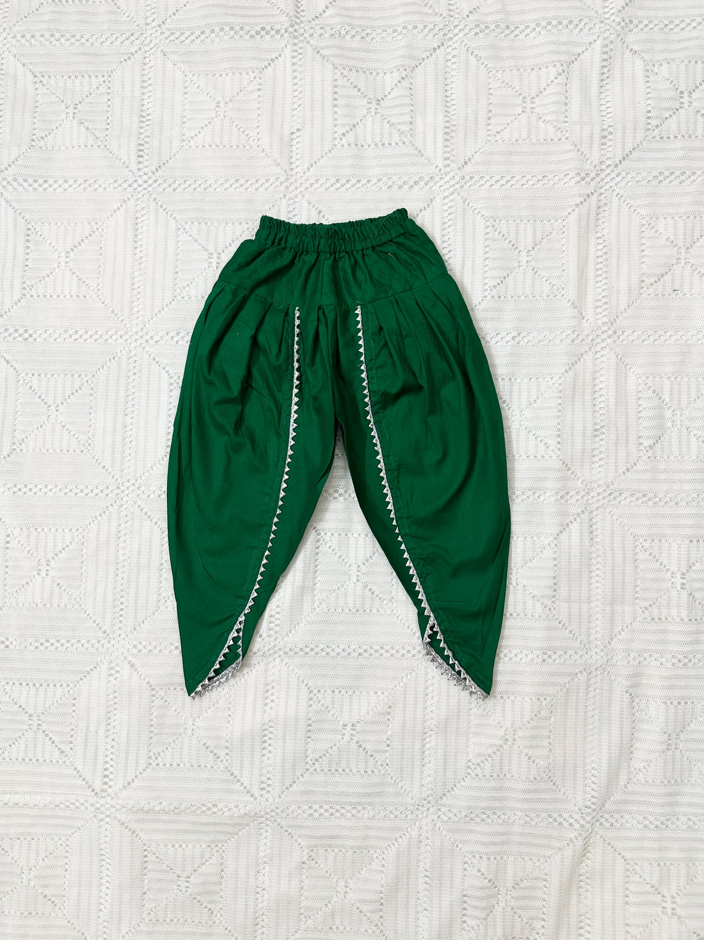 Green Shirt with Tulip Shalwar and Dupatta