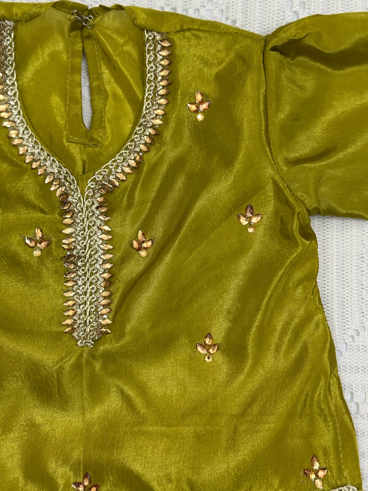 💚 Green Silk Choli with Purple Crush Silk Lehenga and Net Dupatta