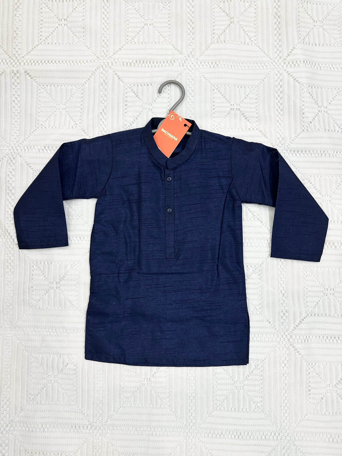 Navy Blue Kurta Shalwar with Fancy Waistcoat