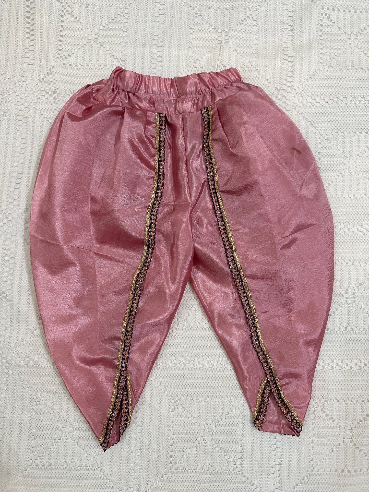 💜Purple Fancy Silk Shirt with Pink Tulip Shalwar and Net Dupatta