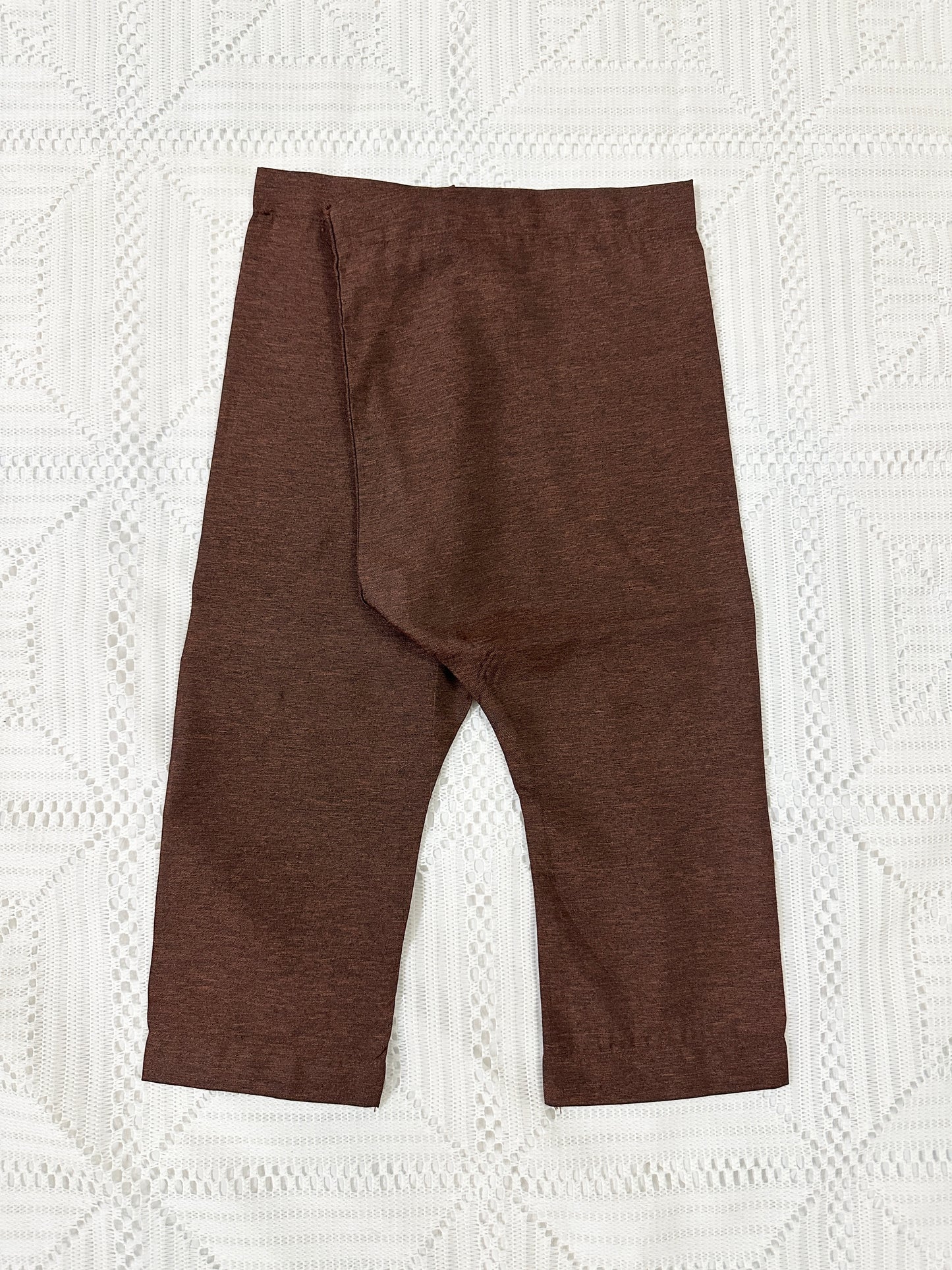 Brown Kurta Shalwar with Embroidered Waistcoat