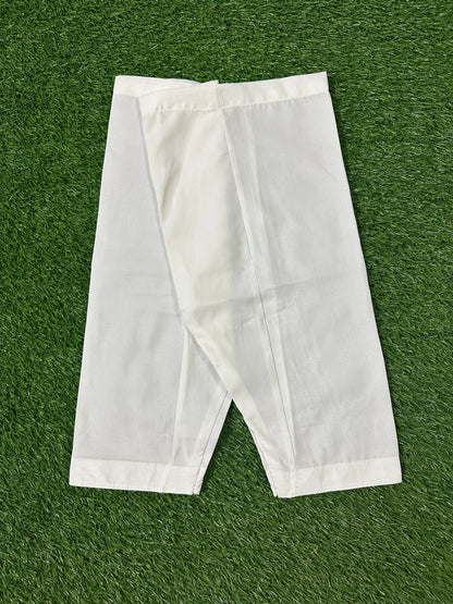 White Kurta Shalwar with Golden Fancy Waistcoat