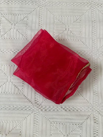 💖Bow Design Pink Silk Shirt with Farshi Shalwar and Organza Dupatta