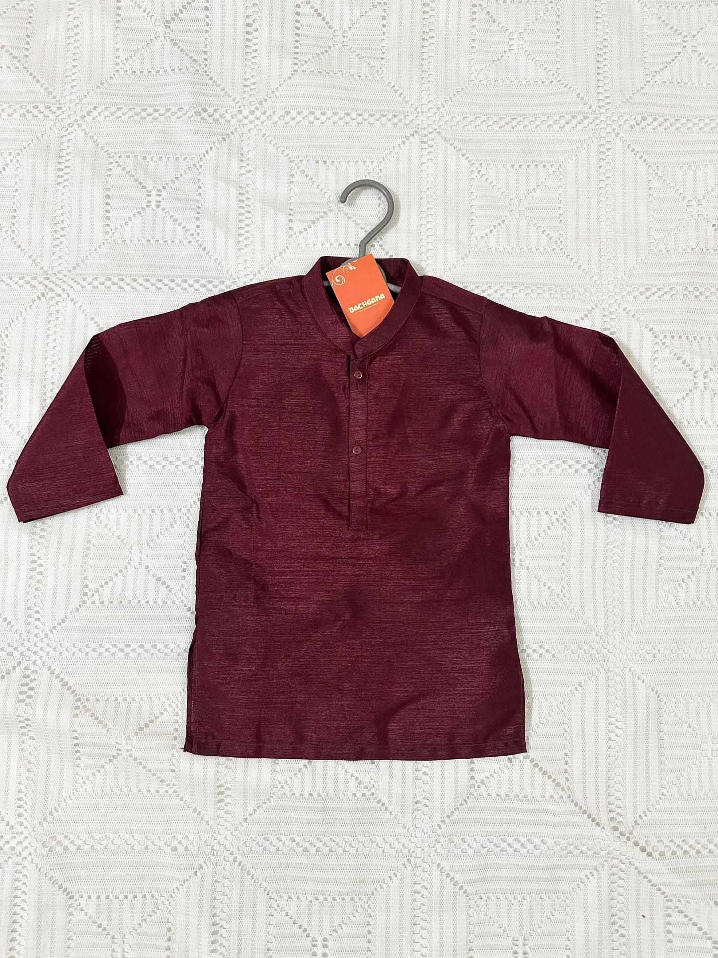 Maroon Kurta Shalwar with Fancy Waistcoat