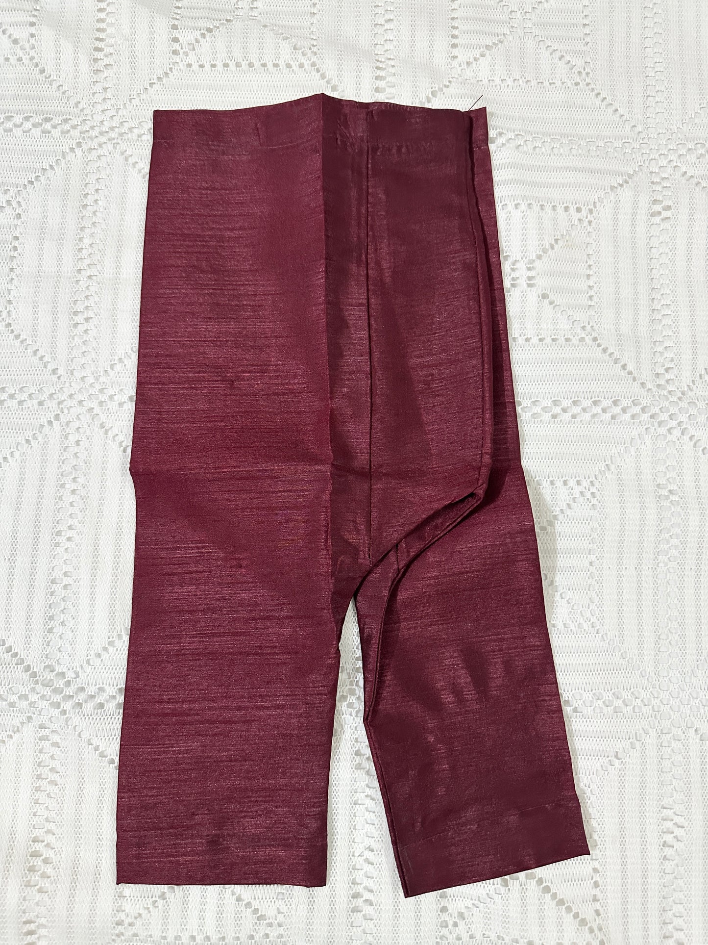Maroon Kurta Shalwar with Fancy Waistcoat