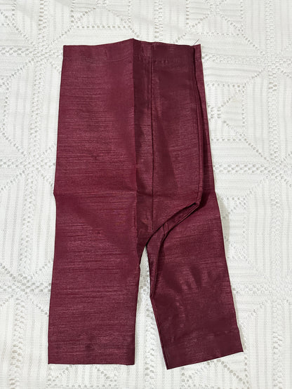Maroon Kurta Shalwar with Fancy Waistcoat