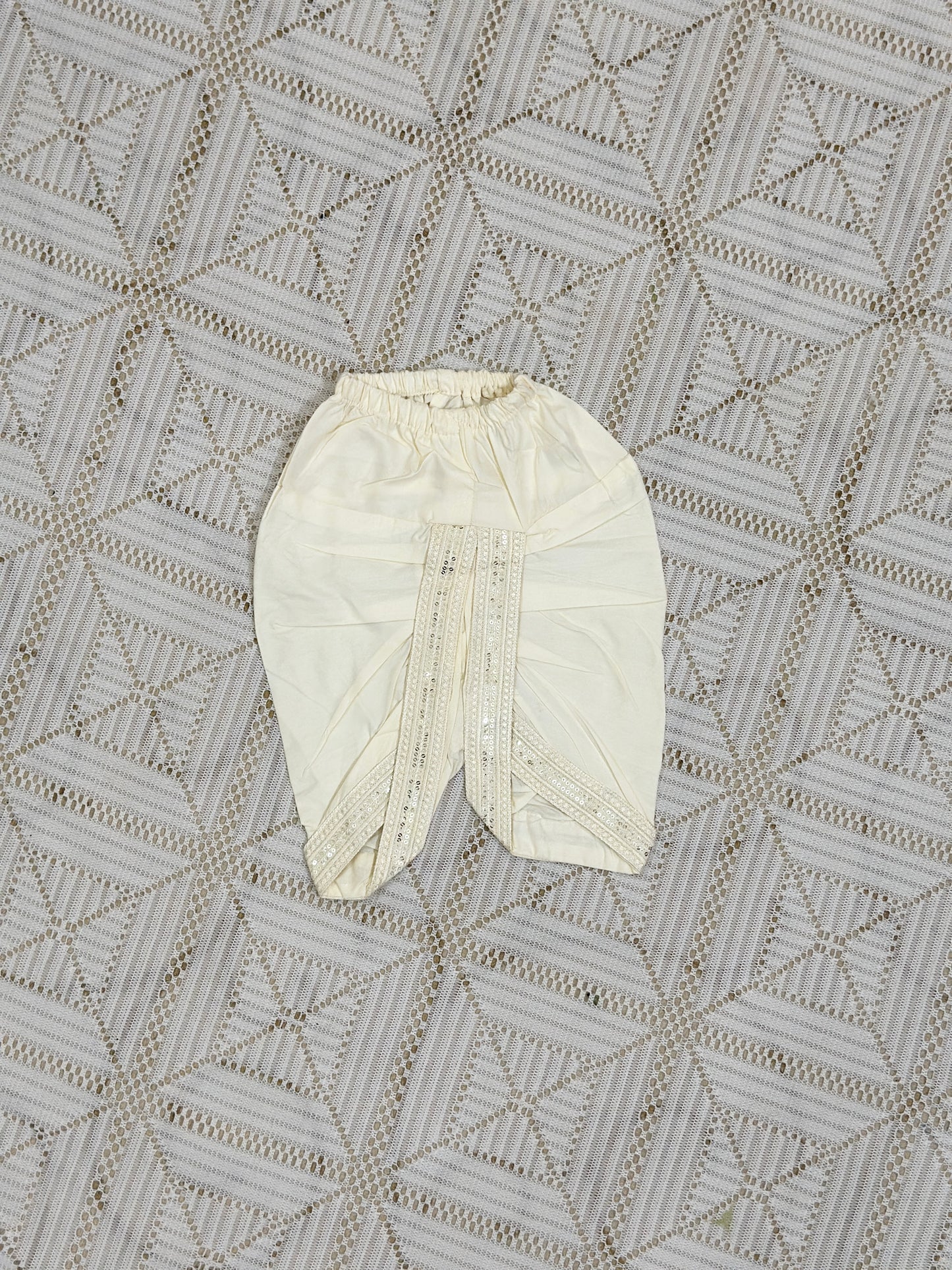 Light Golden Kurta Dhoti Shalwar with Fancy Waistcoat