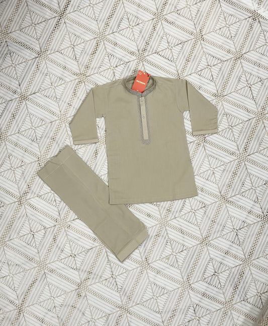 Green Embroidered Kurta Shalwar